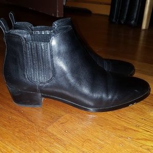 Michael Kors Black Leather Bootie